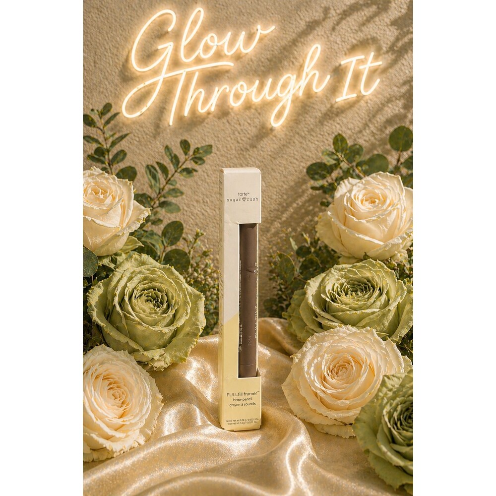 Tarte Sugar Rush FullFill Framer Brow Pencil 0.09 g / Wax 0.6 g - Dark Brown NEW